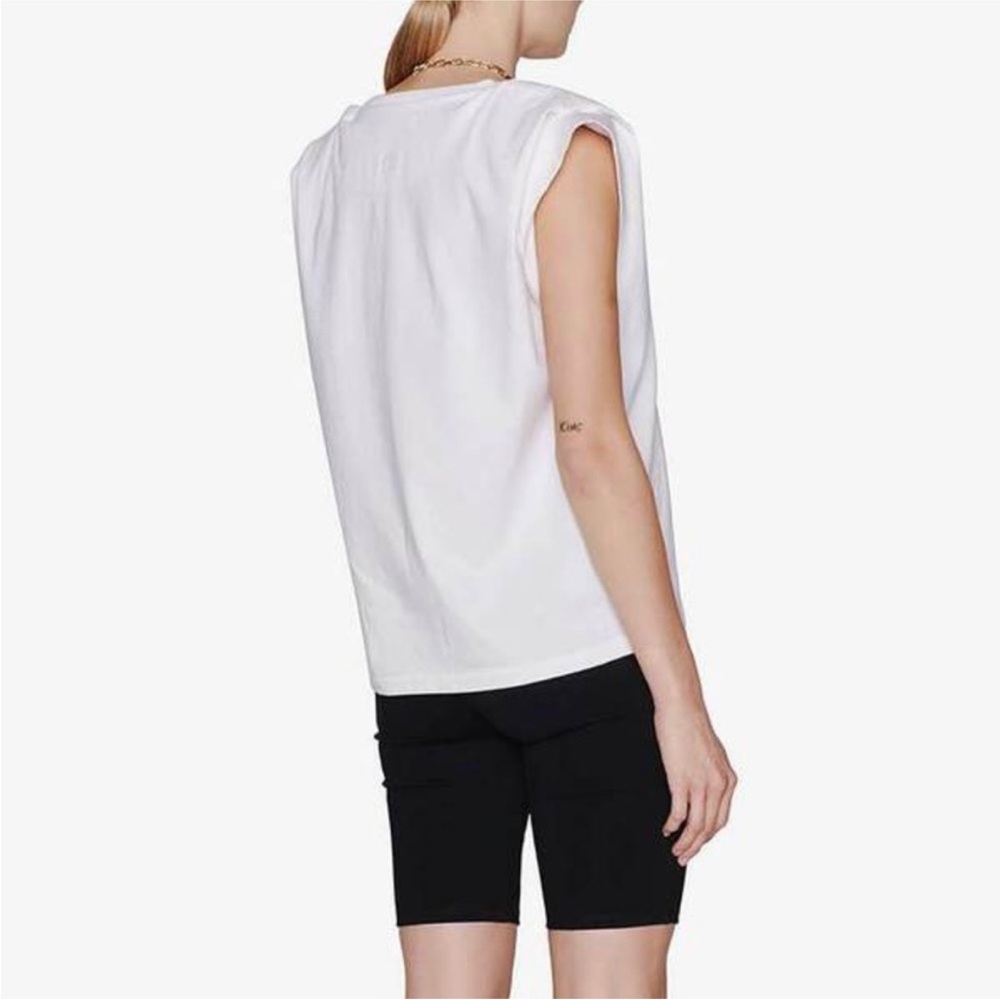 NWT Anine Bing Tanner Tank White Large $140 - Picture 3 of 4